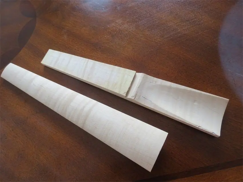 

1pcs 4/4 violin fingerboards baroque style maple wood