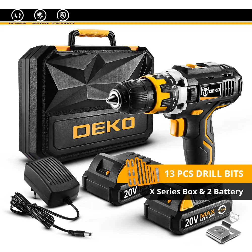 GCD20DU2 DEKO GCD20DU2 20 В Макс Аккумуляторная дрель электрическая отвертка гравер Мини дрель электроинструменты Бесплатный налог дома DIY - Цвет: GCD20DU2