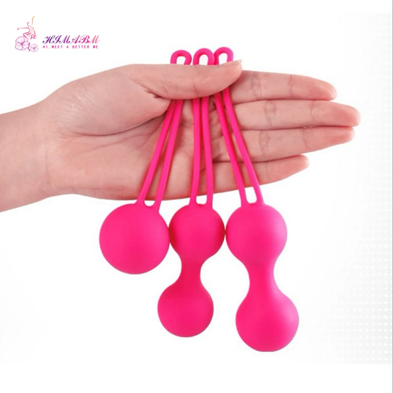 HIMABM силикатный гель для вагины мяч для гимнастического зала Женский Кегеля Вес Кегеля акцизная мяч Йони яйцо вагинальные мяч мышцы тазового дна