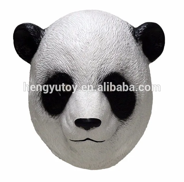 

Latex Valentine Gift Panda Bear Heads Mascot Costume mask