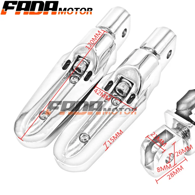 Front Foot Pegs Footrest for Suzuki Boulevard M50 Intruder M800 C50 M109R M1800R VZR1800 M90 Volusia VL800 2001+ (097) | Автомобили и