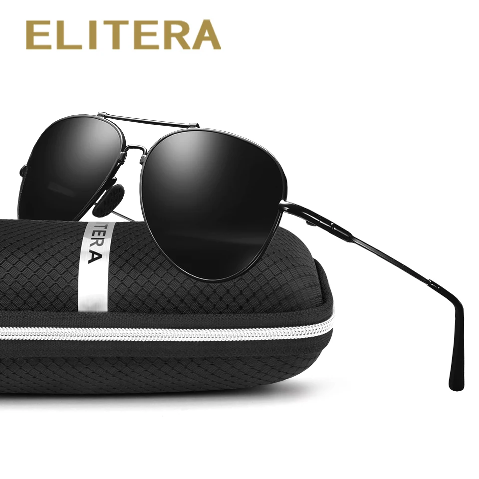 Мужские классические солнцезащитные очки для вождения ELITERA поляризационные HD