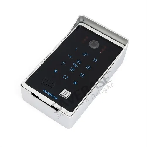 HOMSECUR 7 &quotПроводной Видеодомофон Система Доступ по Паролю и ID BC081 + BM715-G |