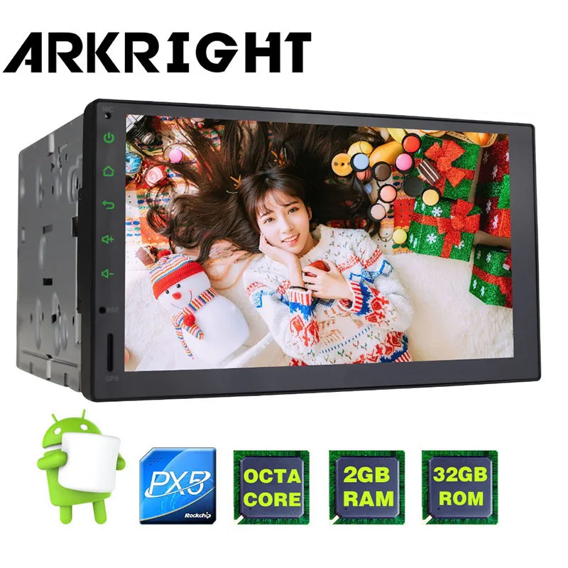 Лидер продаж ARKRIGHT 7 &quotPX5 Octa Core универсальный автомобильный Радио Аудио стерео HD gps