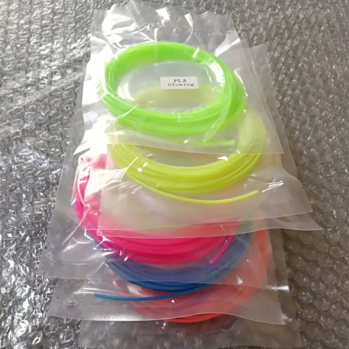 3D PLA Filament 1.75mm Luminous Night Consumables Pen Glowing in Dark High Temperature Plastic Wire | Компьютеры и офис