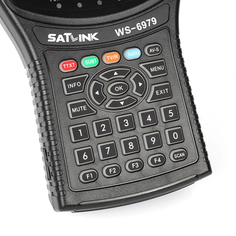 Satlink WS-6979 Цифровой спутниковый Finder DVB-S2 DVB-T2 MPEG4 hd combo спектра приемник анализатор