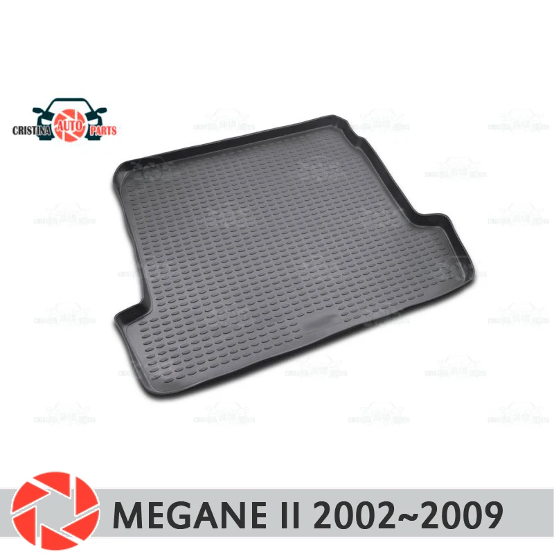 Коврик для багажника Renault Megane 2 2002 ~ 2009 противоскользящие полиуретановые коврики