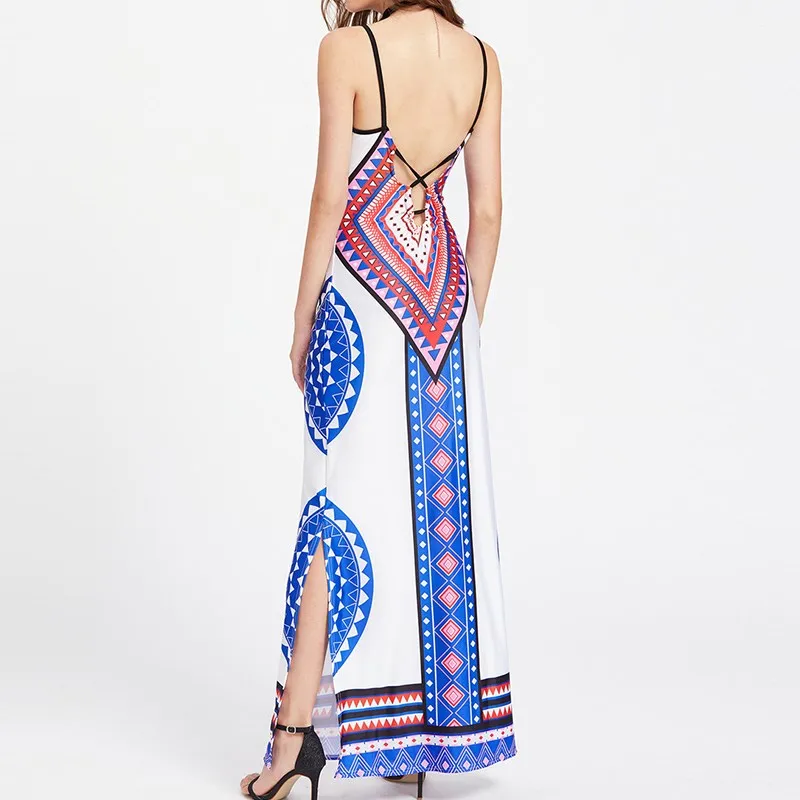 2017 Для женщин с открытой спиной прямо платье сексуальное спагетти ремень