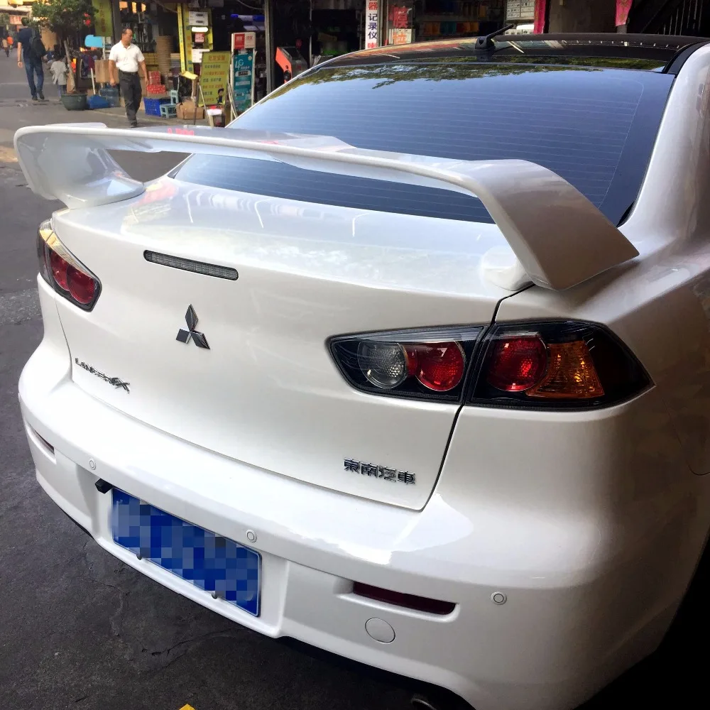 Спойлер для заднего крыла автомобиля из АБС пластика Mitsubishi Lancer EVO 2010 2014|rear spoiler|car