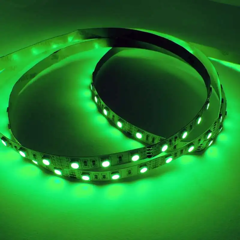 новогодние украшения 5050 RGB светодиодные полосы 5 м roll 60leds/м двойной pcb 3 фишки DC12V