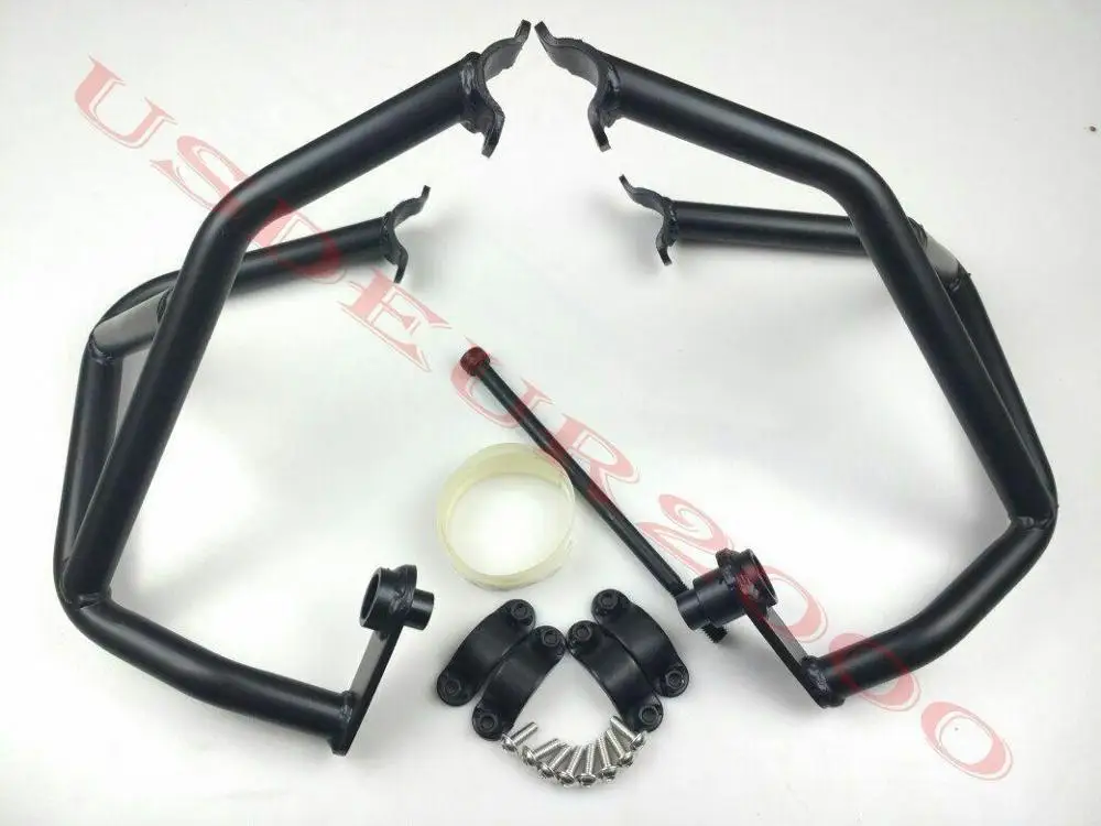 

Engine Bumper Crash Guards Protection Bars for KTM 690 Duke R Orange/Black 2012 2013 2014 2015 2016 2017 208 12-18