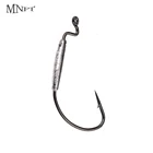 MNFT 10 шт. (смешанные 8 шт.) искусственная Бриллиантовая жесткая приманка мягкий червь Рыболовный крючок вес 1,8 г2 г3 г6 г