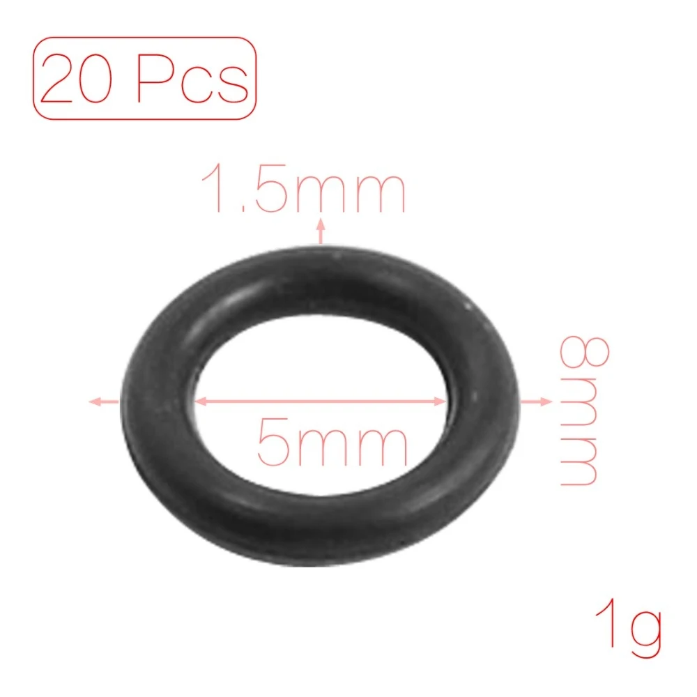 D x20 1.5mmx5mmx8mm Uxcell 20 шт. 1,5 мм 1,8 мм толщина черного каучука уплотнительные кольца Прокладки Шайбы Id 2 мм 3 мм 4 мм 5 мм 6 мм 7 мм 8 мм 9 мм 10 мм 11 мм - Цвет: D x20 1.5mmx5mmx8mm
