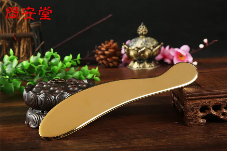 Латунная Медная доска Gua Sha семейная Guasha для акупунктуры аксессуары спа| |