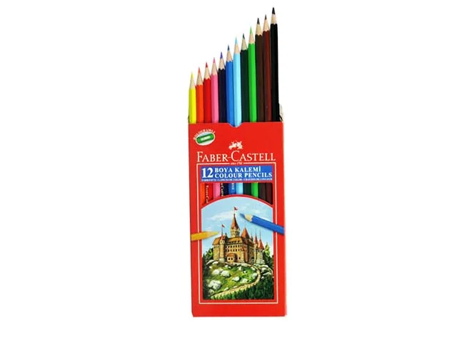 Оригинальный Faber Castell Цветной карандаш Farbstifte 12 цвета в ассортименте картонной