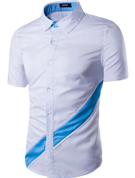 Новая мужская модная тонкая рубашка с длинным рукавом | Мужская одежда