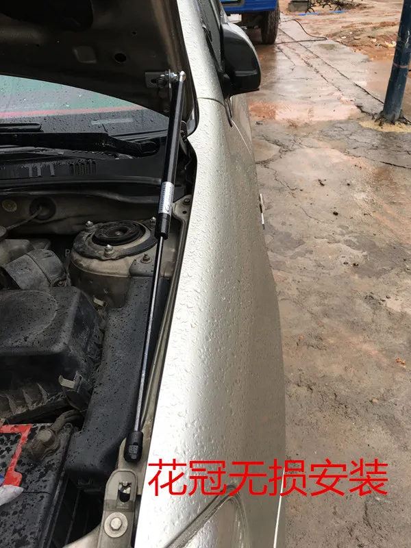 Передний капот газовые стойки подъемная поддержка для Toyota Corolla E120/E130 широкий 2004- Амортизатор углеродное волокно черный