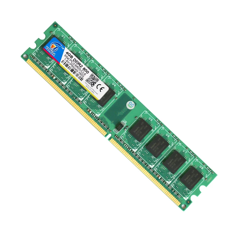 Модуль памяти VEINEDA DDR2 для настольного компьютера 4 Гб PC6400 533 667 МГц 4G совместим с 800