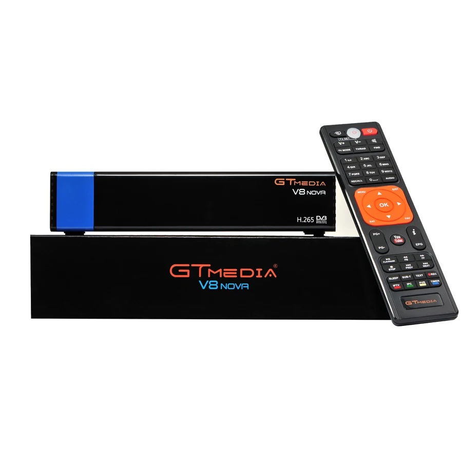 GT медиа V8 Nova синий DVB-S2 Freesat спутниковый ресивер встроенный wifi+ 1 год Европа Испания PO CCcam tv Box новая версия V8 Super