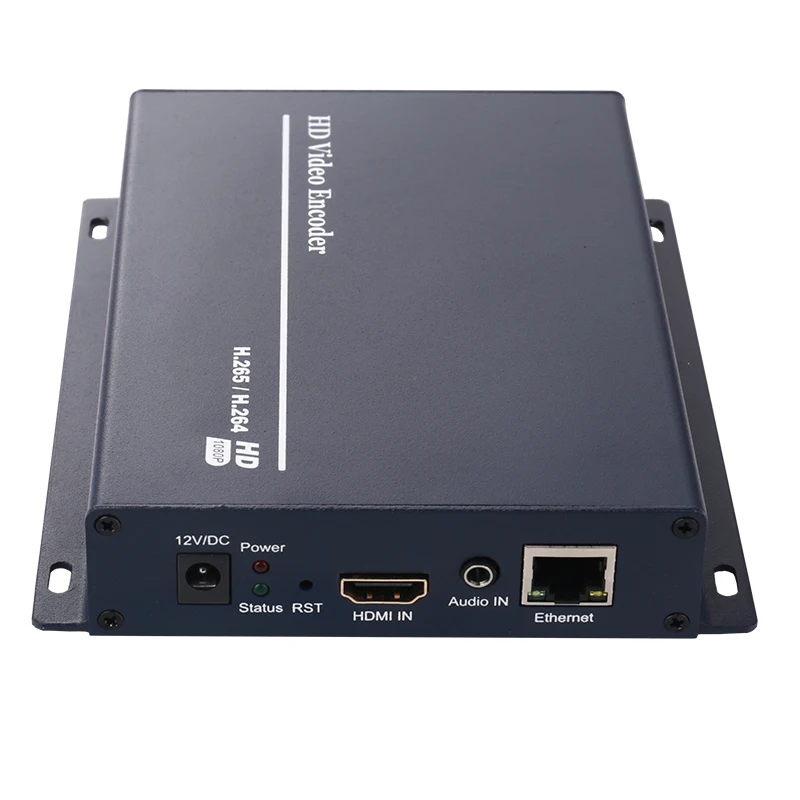 Бесплатная доставка HEVC H.265 & H.264 HDMI over IP потоковый кодировщик 1080p @ 60fps для IPTV