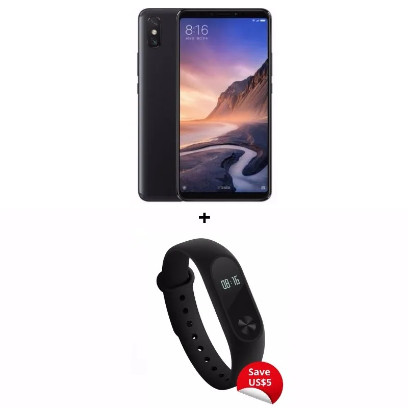 Глобальная версия Xiaomi Mi Max 3 64 ГБ ROM 4 оперативной памяти (1 год гарантии продавца)
