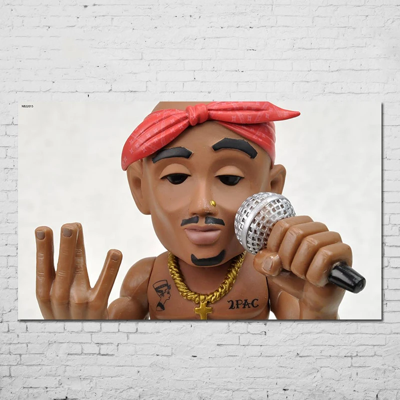 Постер COSY MOMENT tupac хип хоп музыка певица звезда 2PAC постер с HD печатью черно белый