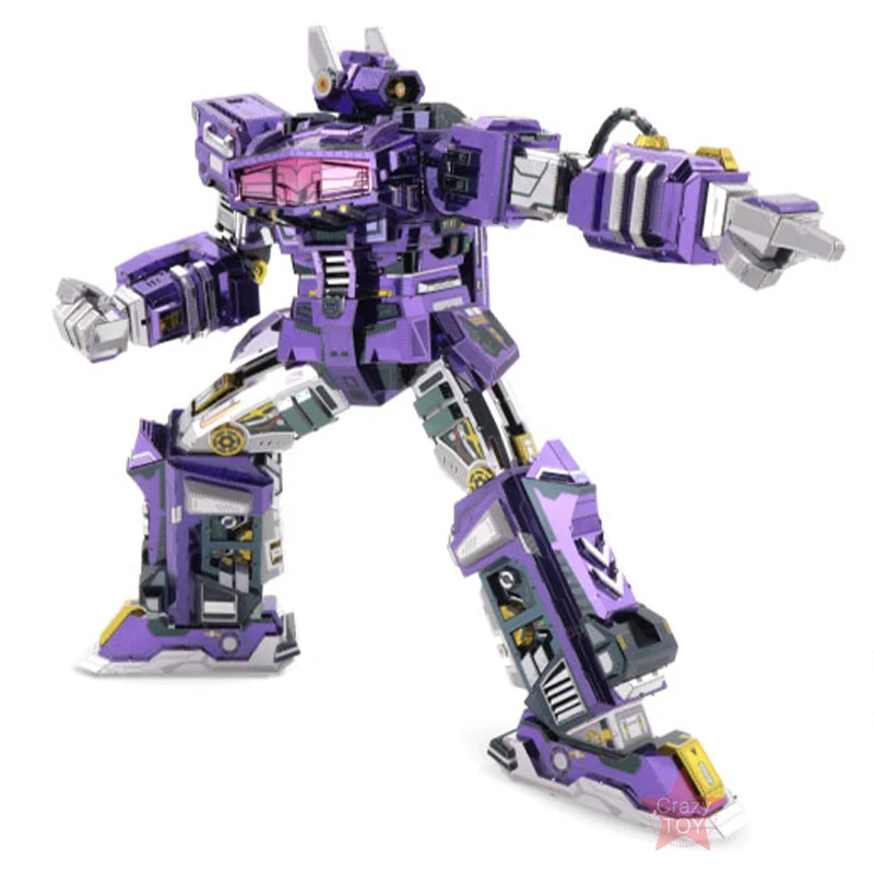 Набор металлических 3D моделей MU Shockwave G1 сборная Головоломка сделай сам лазерная