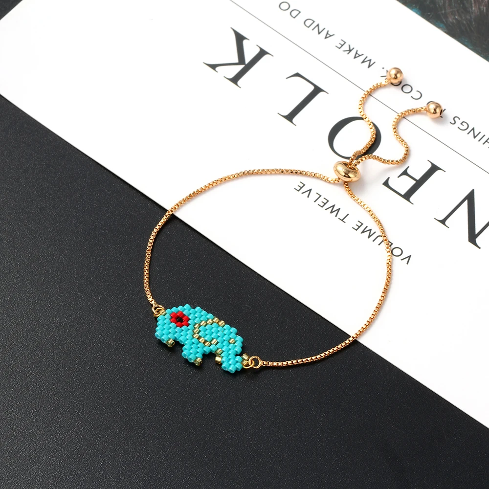 Браслет MEIBEADS MIYUKI Elephant семена браслет богемные украшения подходит для женщин