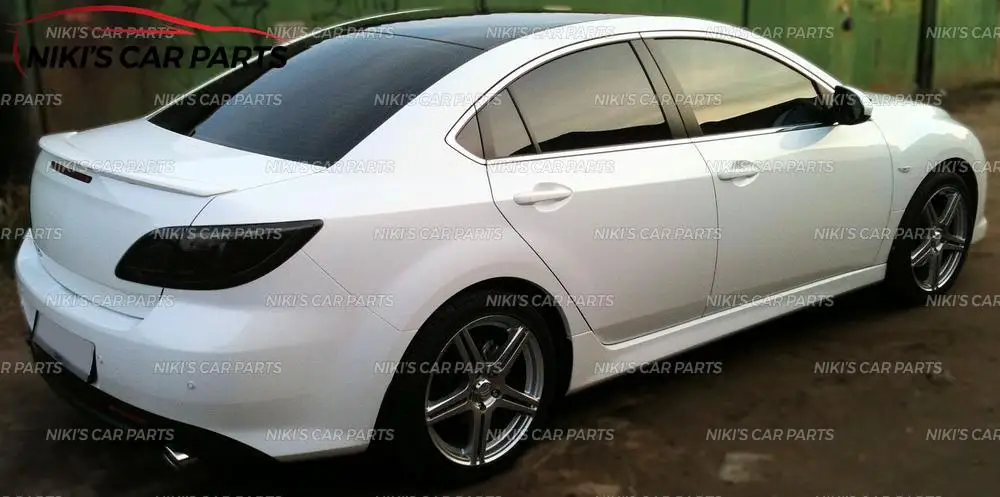 Чехол-спойлер для Mazda 6 GH 2007-2012 ABS пластик спортивный стиль авто Стайлинг автомобильные аксессуары украшения аэро динамический