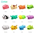 Протектор кабеля для игрушек, животных, Iphone, кукла-животное, 2*2*4 см, животное, Iphone, порт для укуса, DHL, бесплатная доставка, 300 шт.лот