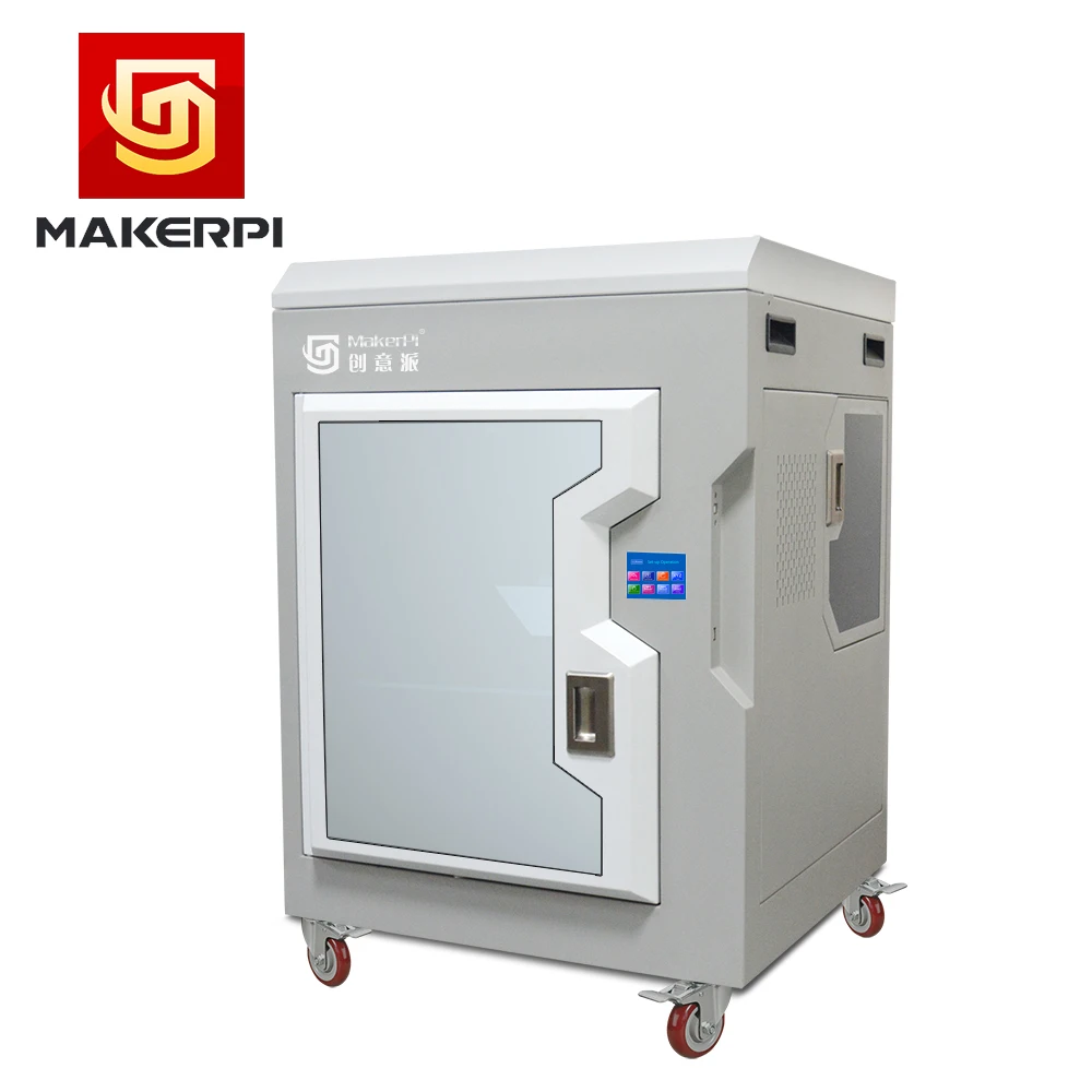 MakerPi промышленный 3D принтер большой печати полностью закрытый размер машины