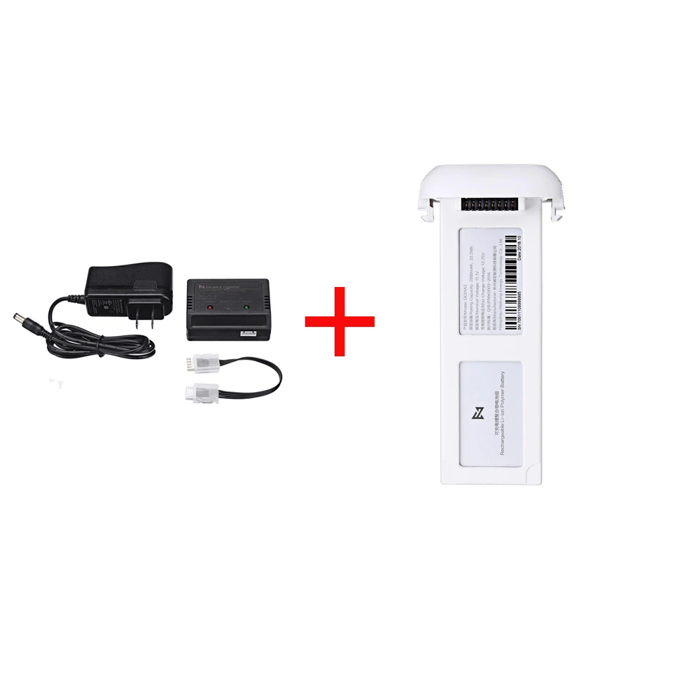 1 battery 1 charger FIMI A3 Дрон батарея оригинальное зарядное устройство/пропеллер батарея RC Квадрокоптер запасные части 11,1 V 2000 mAh 3S Lipo полимерный аккумулятор - Цвет: 1 battery 1 charger
