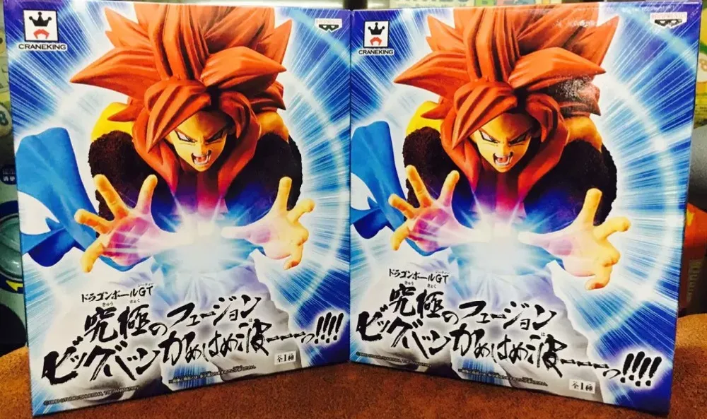 Banpresto Жемчуг дракона GT DBZ SSJ4 Gogeta Goku Bing Bang 10 Kamehameha ПВХ фигурка модель фигурные куклы