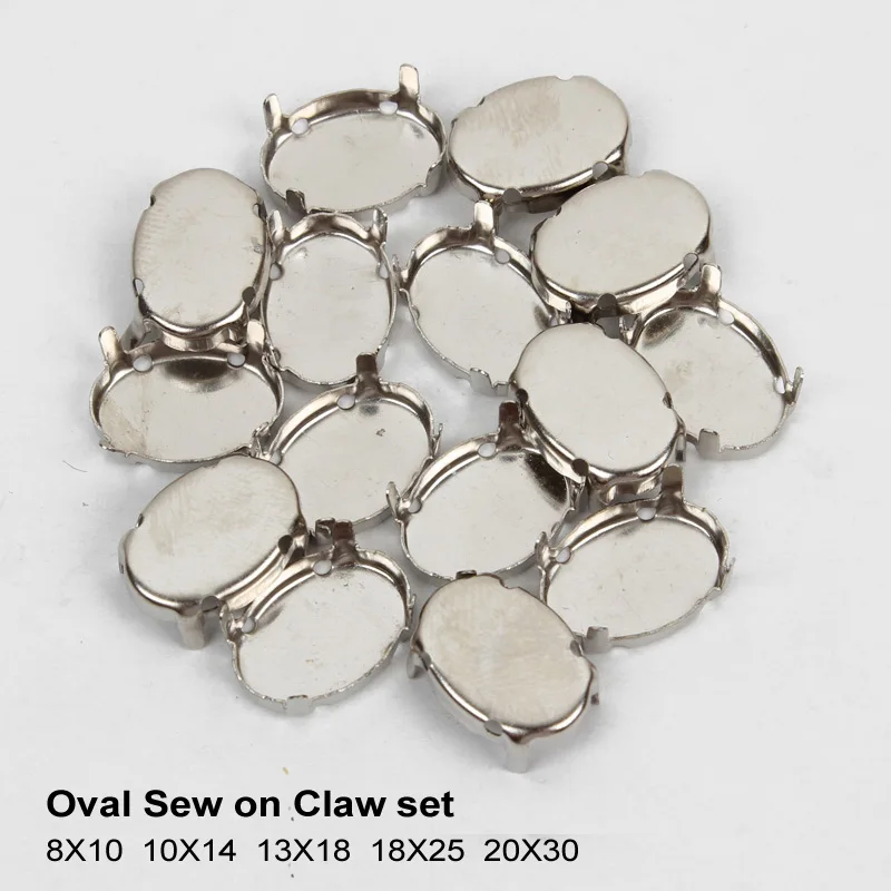 Оптовая продажа новинка 2017 Серебристые Металлические Пустые когти с 4