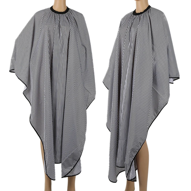 Полосатый халат для стрижки легкий наряд парикмахерской аксессуар | Красота и