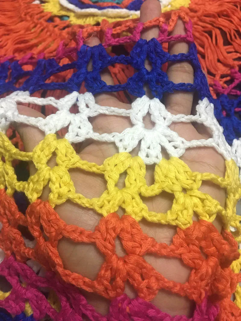 Fitshinling ручной работы крючком boho пляжное платье женская с перфорацией сексуальная
