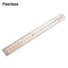 Горячая Распродажа Peerless 20 см Нержавеющаясталь Двусторонняя металлическая прямая Линейка, измерительный инструмент