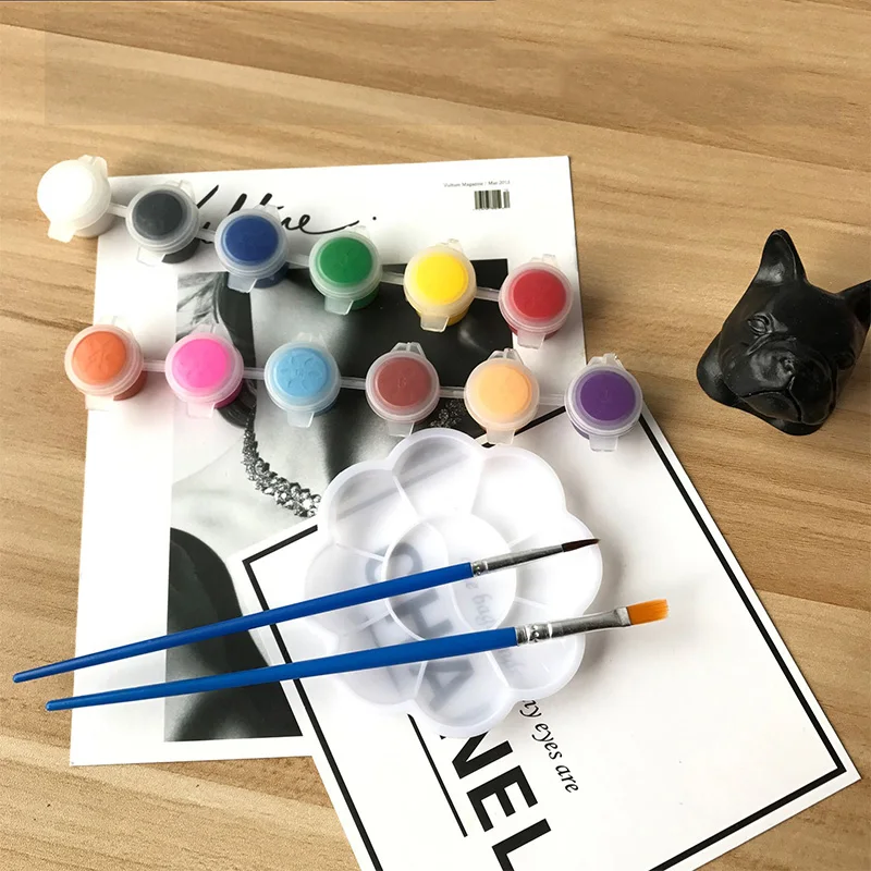 Пластырь для ароматерапии DIY цветные краски разноцветные пигментные акриловые с