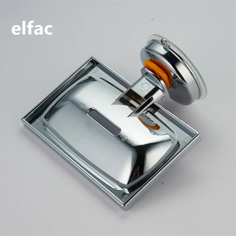 Elfac круглый квадратный Форма Мыло блюдо держатель Пластик гальваническим