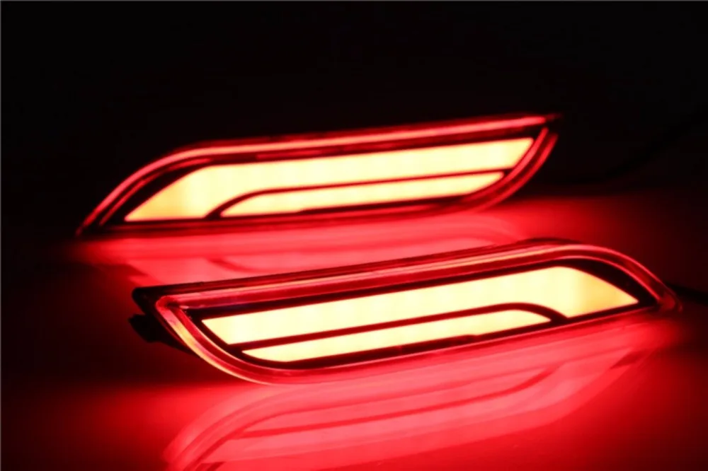 JanDeNing автомобиля светодиодный задний бампер туман светильник лампа стоп