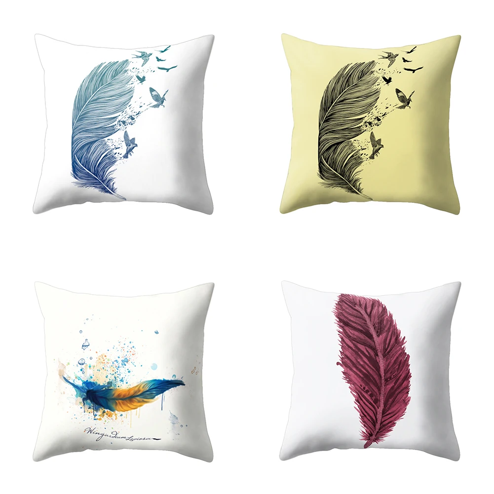 Перо Dream Catcher принт Пледы Наволочки Обложка Home|pillow case|throw pillow casespillow case cover |