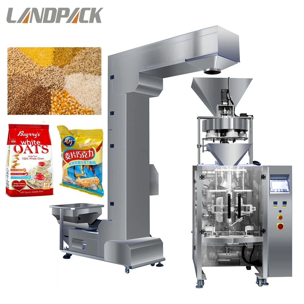 LANDPACK 420 вертикальная упаковочная машина для риса/пшеницы/кукурузы