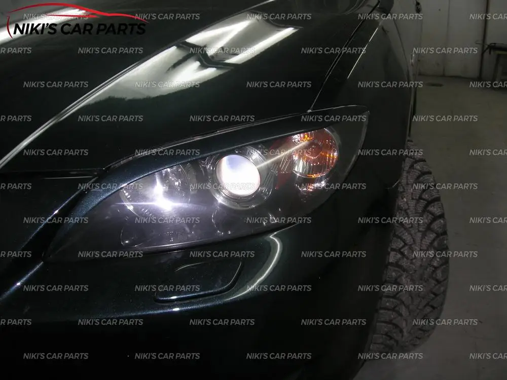 Брови на фары чехол для Mazda 3 SD 2003-2008 ABS пластиковые реснички ресницы для украшения автомобиля Стайлинг тюнинг