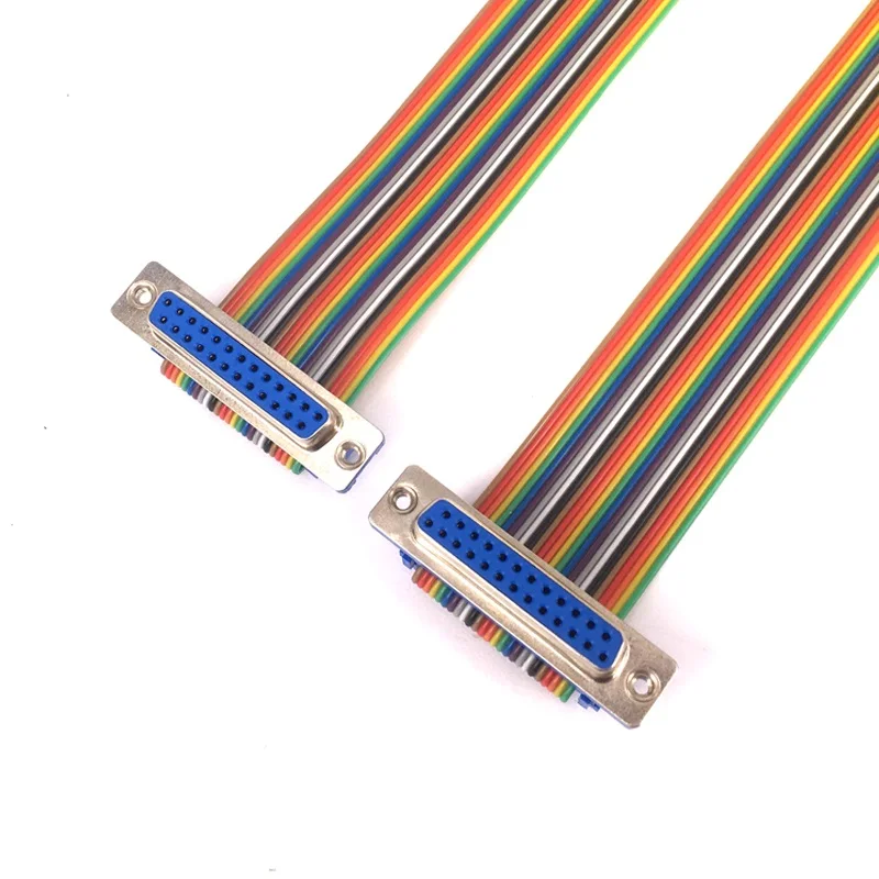 DIDC DB25 контактный ленточный кабель плоский с разъемом типа Папа мама и папа DR25