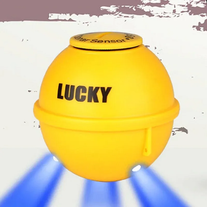 SNS-FFDTR-ROUND Русское меню! LUCKY FF1108-1CWLA перезаряжаемый беспроводной дистанционный гидролокатор датчик 45 м глубина воды высокой четкости lcd рыболовный искатель - Цвет: SNS-FFDTR-ROUND