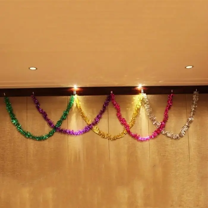 Декор для дома Висячие гирлянды фиолетовая Серебряная гирлянда дерево Свадьба