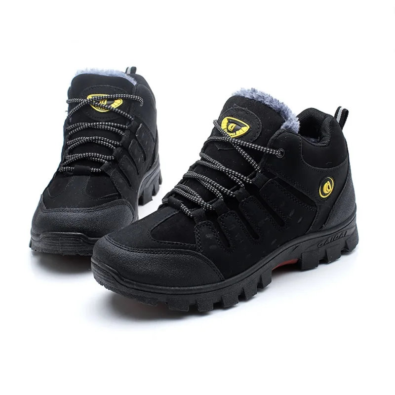 Мужские Военные Тактические зимние сапоги анти-скольжение подошва