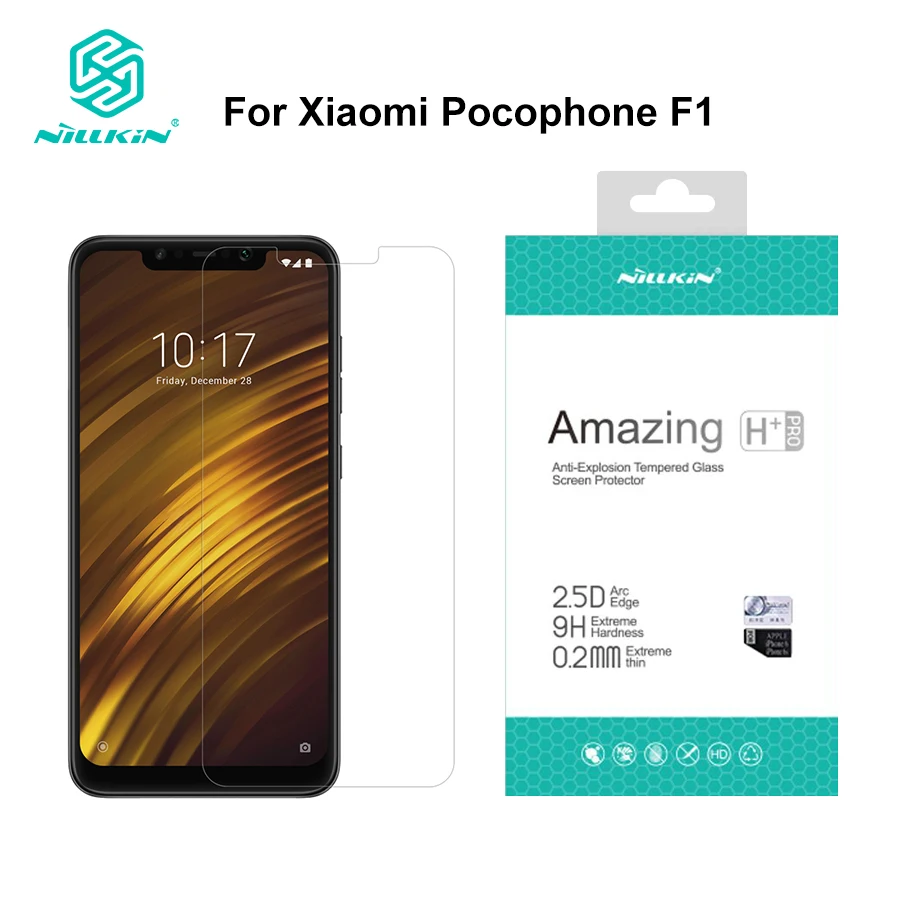 Защита экрана для xiaomi pocophone f1 6 18 дюйма NILLKIN Amazing H/H + PRO 9H закаленное стекло защита