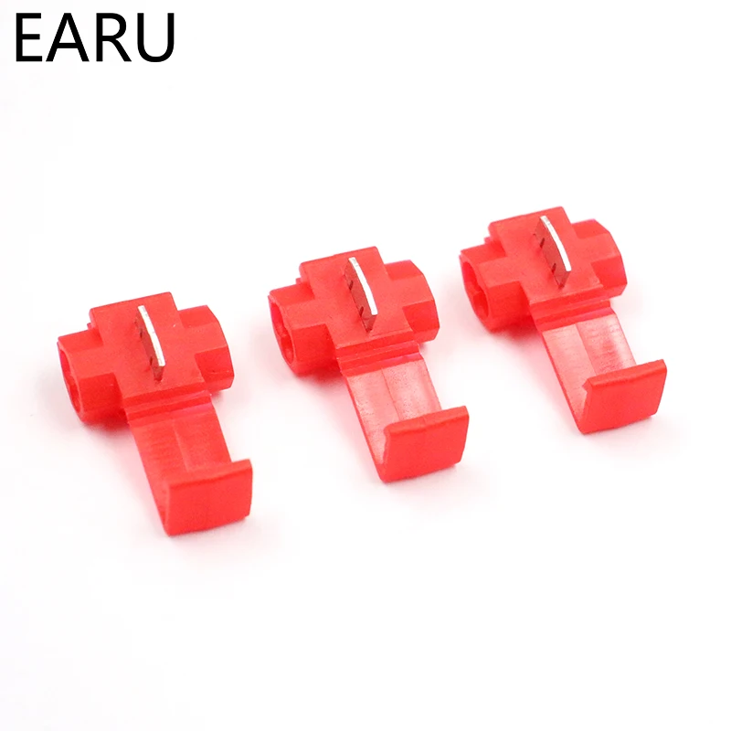 50 шт. красные соединители для кабелей 0 5 1 мм2 22 18 AWG|terminal connector|wire terminals crimp connectorterminal