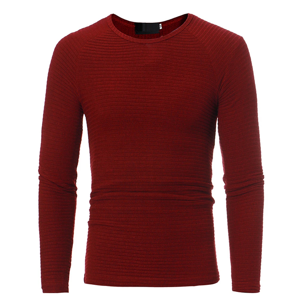 Для Мужчин's Повседневное Slim Fit круглым Средства ухода за кожей Шеи обычный